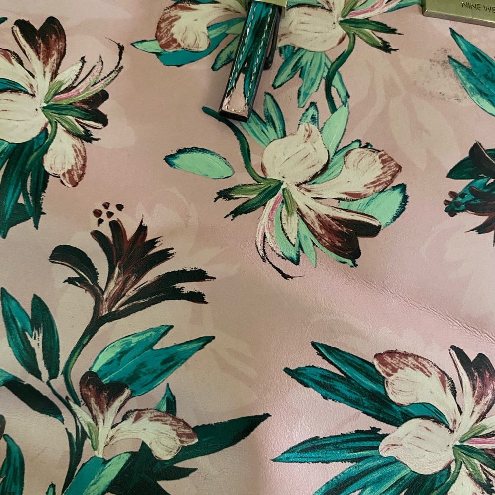 Nine West Floral Pink Tote Bag